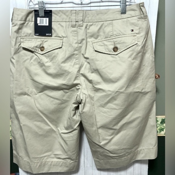 🍉Tommy Hilfiger Neutral Color Cotton Golfing Shorts - Picture 14 of 16